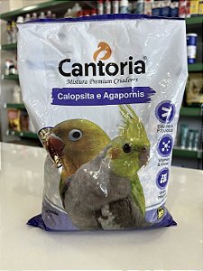 Mistura Calopsita e Agapornis- cantoria-500g