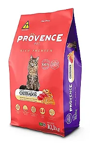 Ração Provence de Gatos Castrados Sabor: Salmão, Atum e Camarão 10,1kg