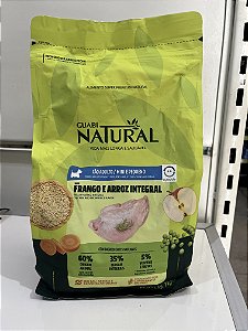 Ração Natural para Cães Adultos Mini e Pequeno porte Sabor Frango e Arroz Integral 1kg