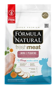 Fórmula Natural FreshMeat cães adultos Mini e pequeno porte Sabor Frango, mandioca e alecrim