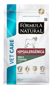 Fórmula Natural Vet Care Hipoalergênica mini e pequeno