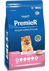 PremieR Raças Específicas cães filhotes Spitz Alemão Frango