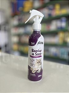Banho a Seco Baunilha Avipet 2x1 para Gatos