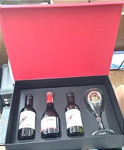 Kit Degustação de Vinhos - Caixa Cartonada