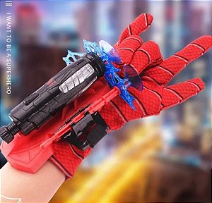Lançador de Teia Homem Aranha com luva PROMOÇÃO