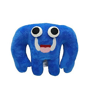 Boneco Pelúcia Blue Rainbow Friends Jogo Azul Monstro Babão