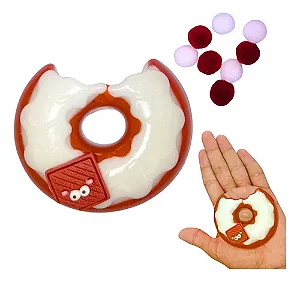 Taba Squish Donut Rosquinha Chocolate Sensorial