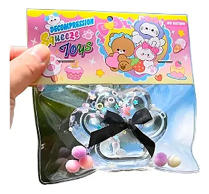 Brinquedo Taba Squishy Pata Transparente Anti Stress Linda