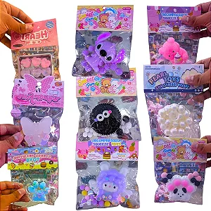 Kit 4 Taba Squish Do Momento Surpresa Barato Kawaii Tik Tok