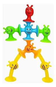 🧲 Kit Educativo Ventosas 19 Peças — Criatividade e Diversão Garantida!