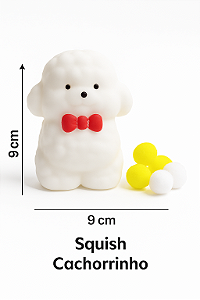 🐶 Squishy Poodle Kawaii — Alívio de Estresse com Fofura!