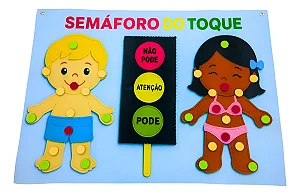 Mural Semáforo Do Toque Atividade Pedagógica Educativa