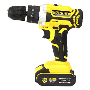 Parafusadeira/Furadeira Lynus 20V PFL-20CI c/ Maleta