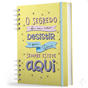 Planner Devocional O Segredo de Não Desistir