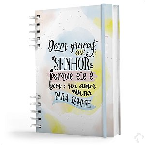 Planner Devocional Deem Graças Ao Senhor - Caderno 200 Pag