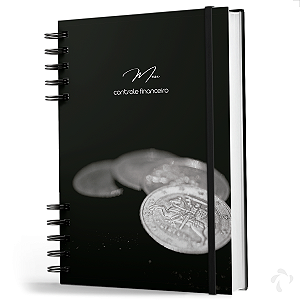 Caderno Meu Controle Financeiro - Contas Organizadas