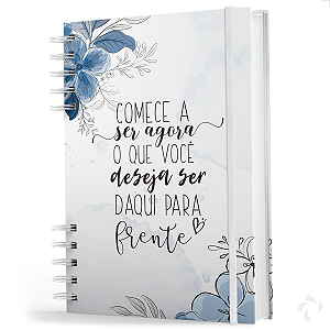 Caderno De Anotações -200 Pag- Coleção Floral - Comece Agora