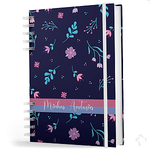 Caderno De Anotações -200 Pag- Coleção Floral - Garden