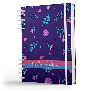 Caderno De Anotações -200 Pag- Coleção Floral - Garden