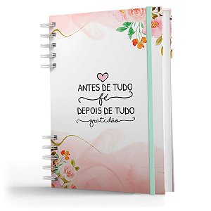 Caderno De Anotações -200 Pg- Coleção Floral - Antes de tudo
