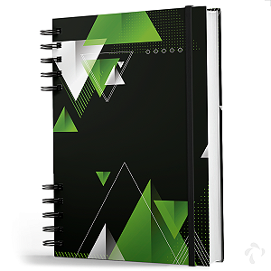 Caderno De Anotações - 200 Pag - Coleção Geo - Triângulos