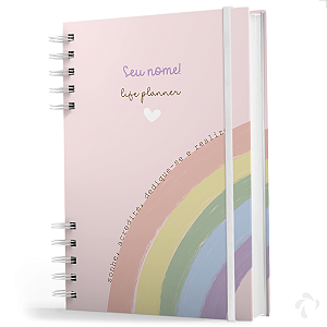 Planner Visão Mensal E Semanal Life - Personalizado C/ Nome