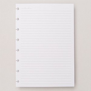 Refil Pautado para Caderno Inteligente - Tamanho Médio