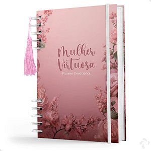 Caderno Devocional - 200 Pag - Mulher Virtuosa
