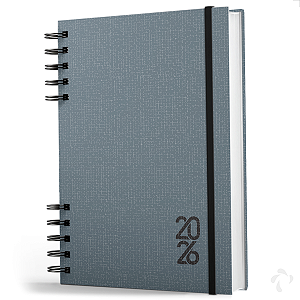 Agenda 2026 Capa Dura Negócios E Organização Pessoal Cinza