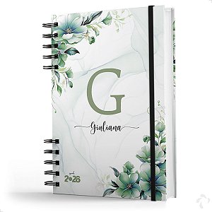 Agenda 2026 Capa Dura Personalizada com nome Spring Breeze