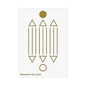 Gráfico Radiestesia - Desenho de Luxor