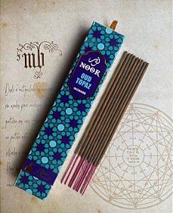 Incenso Noor Oud Topaz - Patchouly e Sândalo