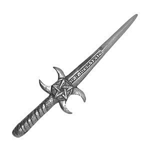 Athame - Pentagrama e Runas