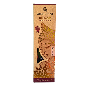 Incenso Aromanza Tibetanos Frutos Rojos