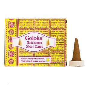 Incenso Cone Nag Champa Goloka