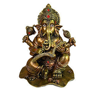 Ganesha Dourado da Prosperidade
