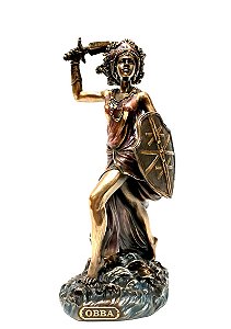 Estátua de Obá – A Orixá da Força, Resistência e Lealdade