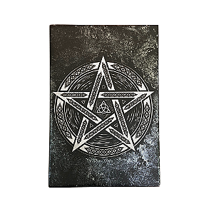 Caixa de Tarô e Espelhos - Triskle e Pentagrama