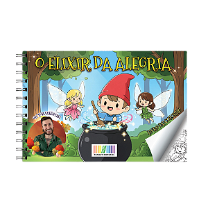 O Elixir da Alegria, Livro de Colorir Desenhos  - Victor Valentim