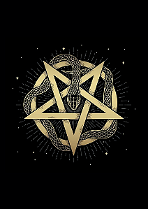 Mandala Serpente Pentagrama