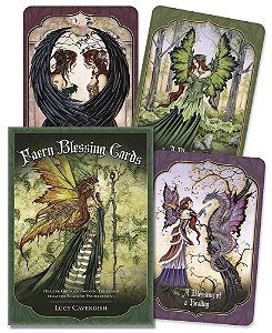 Oráculo das Fadas Importado: Presentes Curativos e Tesouros Brilhantes do Reino do Encanto  - Faery Blessing Cards