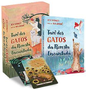 Tarô dos Gatos da Floresta Encantada - Caixa com Livro + 78 Cartas