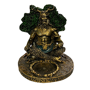 Dupla de Incensários Cernunnos e Deusa Danu