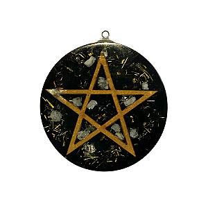 Colar Orgonite com Turmalina Negra – Proteção Total