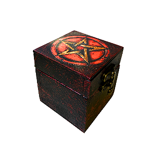 Caixa de Espelho Pentagrama do Fogo