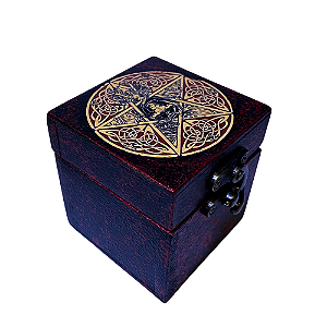 Caixa de Espelho Pentagrama 4 Elementos