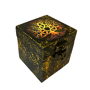 Caixa de Espelho Árvore da Vida Triqueta