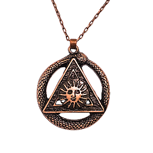 Colar Ouroboros Serpente