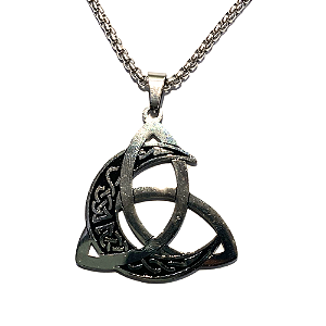 Talismã Triqueta com Meia Lua
