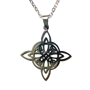 Talismã Nó da Bruxa com Triqueta